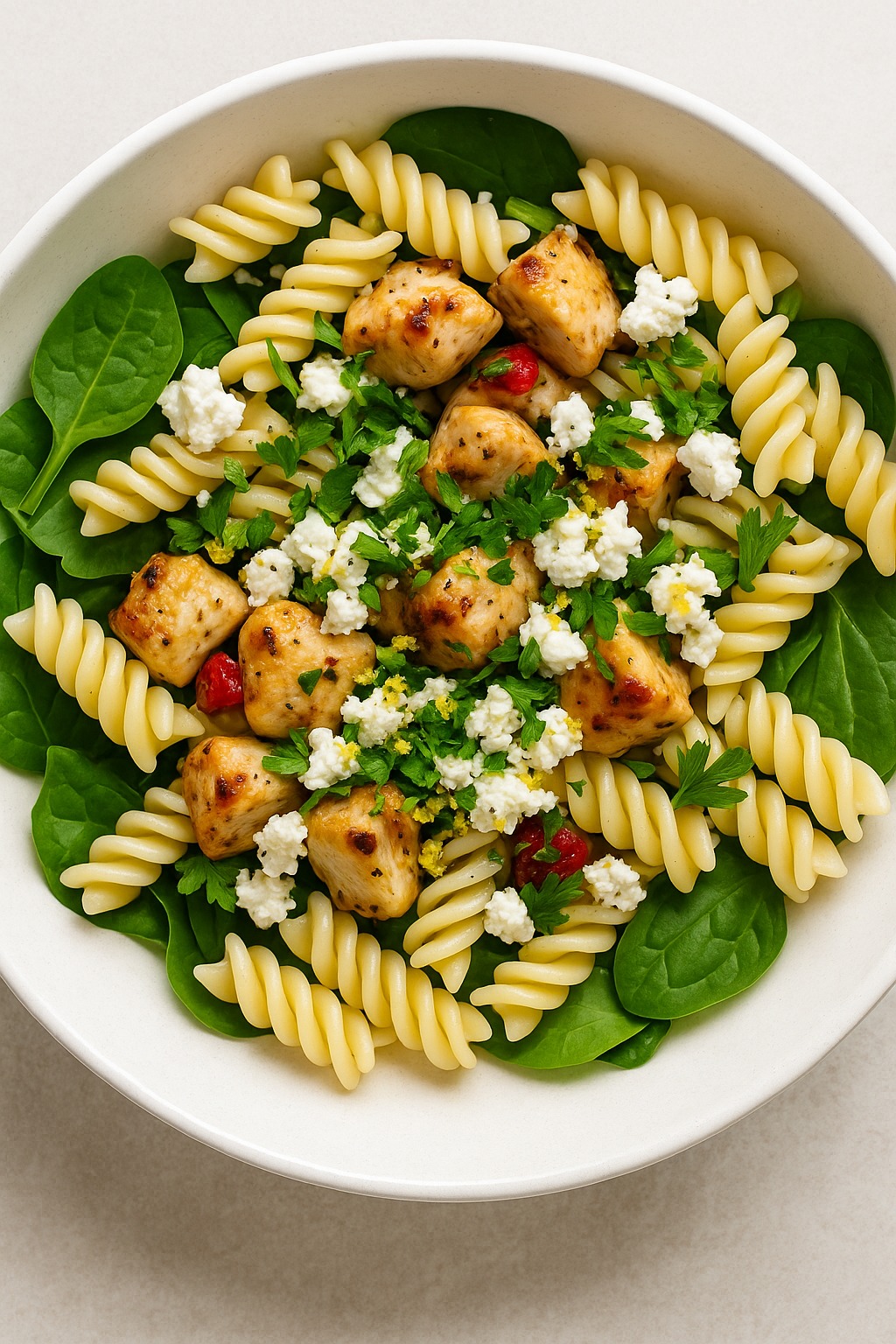 Lemon sage pasta